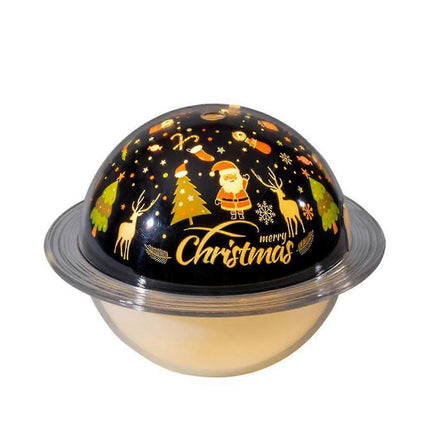 Christmas Planet Humidifier with Night Light, 250ml Air Mist Maker.