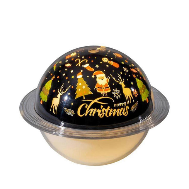 Christmas Planet Humidifier with Night Light, 250ml Air Mist Maker.