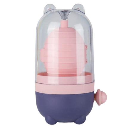 Manual Egg Puller Convenient ABS Simple Operation Mix Yolk Egg Mixer Home Decor -Pink.