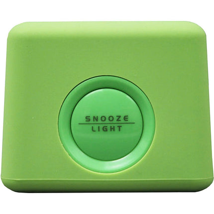 Digital Clock Shock-proof Snooze Function Silicon Cover Electrical LED Clock Household Supplies - Green.