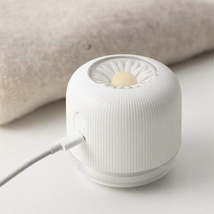 White USB Fabric Shaver, Clothes Lint Remover.