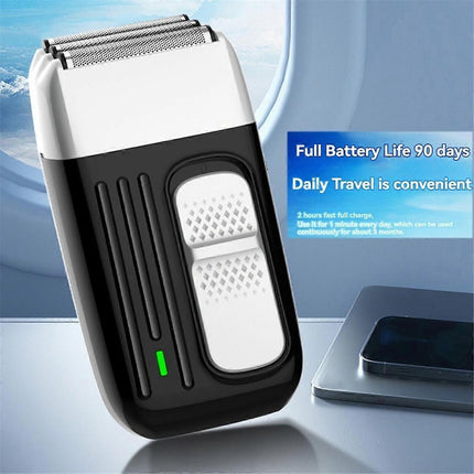 Men's Rechargeable Foil Shaver, 3-Mesh Electric Razor, Multifunctional Beard Trimmer.