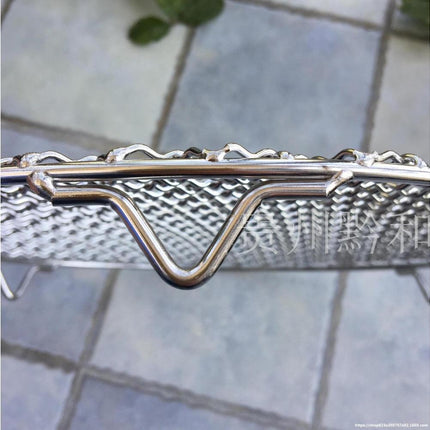 Grilling Rack Non-stick Stainless Steel Grilling Pan-16.5cm.