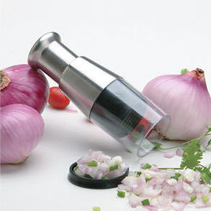 Garlic Crusher Detachable Labor-saving Stainless Steel Sharp Blade Garlic Masher for Home -Black.