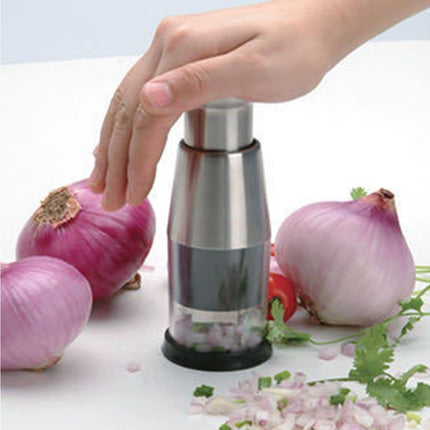 Garlic Crusher Detachable Labor-saving Stainless Steel Sharp Blade Garlic Masher for Home -Black.