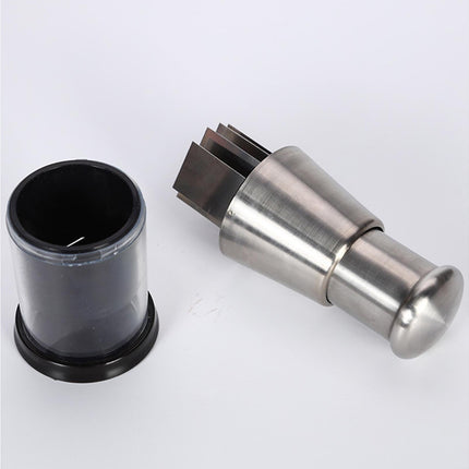 Garlic Crusher Detachable Labor-saving Stainless Steel Sharp Blade Garlic Masher for Home -Black.