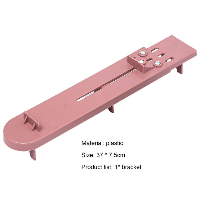 Adjustable Whetstone Holder Retractable Whetstone Rack-Pink.