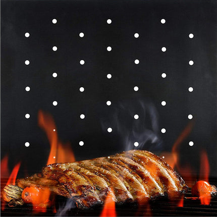 1/3/5Pcs Heat Resistant Non Stick BBQ Grill Mat PTFE Barbecue Pad Picnic Tools-3pcs.