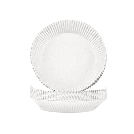 Fryer Liner Oil-proof Baking Pan Liner-White 20cm.