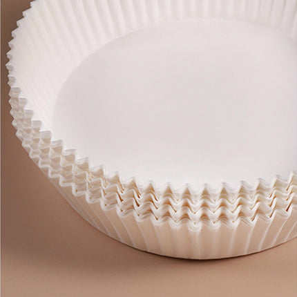 Fryer Liner Oil-proof Baking Pan Liner-White 20cm.