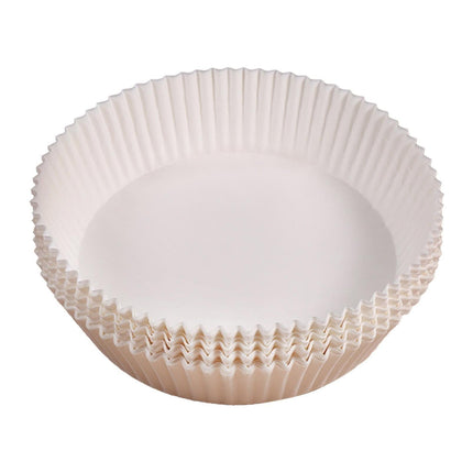 Fryer Liner Oil-proof Baking Pan Liner-White 20cm.