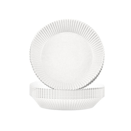 Fryer Liner Oil-proof Baking Pan Liner-White 20cm.