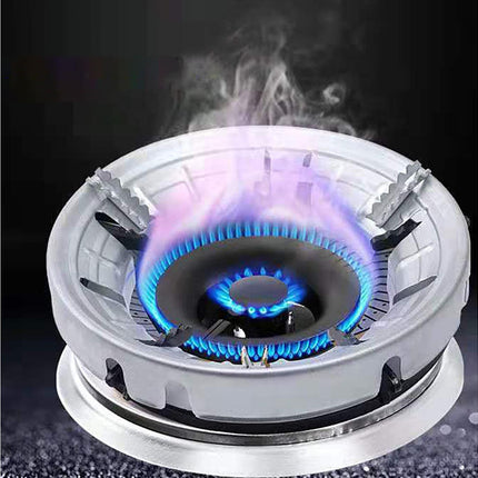 Windproof Energy Saving 8-Hole Gather Fire Ring Gas Stove Cover Cooker Holder.