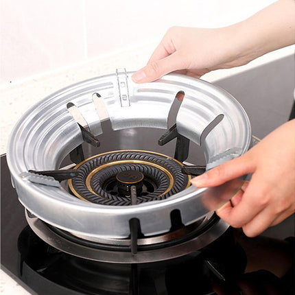 Windproof Energy Saving 8-Hole Gather Fire Ring Gas Stove Cover Cooker Holder.