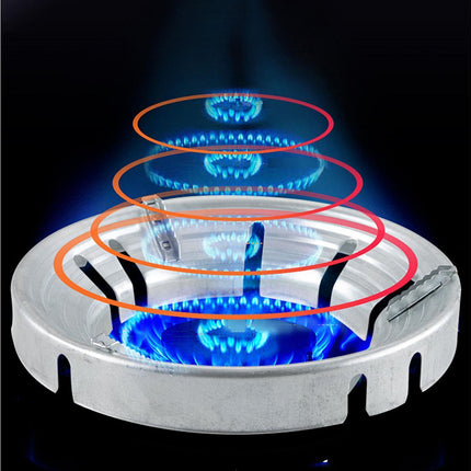 Windproof Energy Saving 8-Hole Gather Fire Ring Gas Stove Cover Cooker Holder.