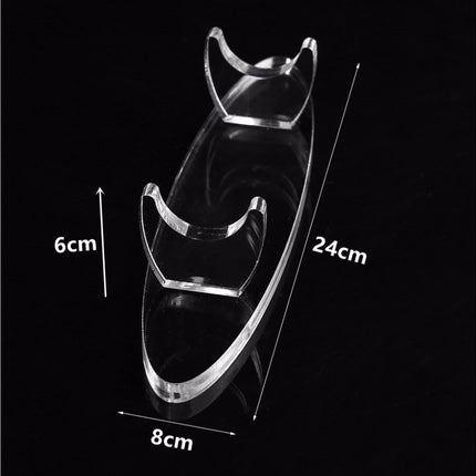 Showing Stand Sturdy Decorative 8mm Acrylic Durable Display Stand for Living Room-Transparent.