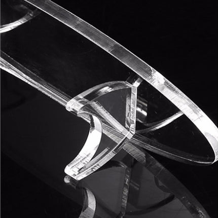 Showing Stand Sturdy Decorative 8mm Acrylic Durable Display Stand for Living Room-Transparent.