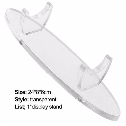 Showing Stand Sturdy Decorative 8mm Acrylic Durable Display Stand for Living Room-Transparent.