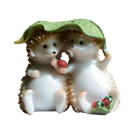Garden Hedgehog Figurine-Resin.