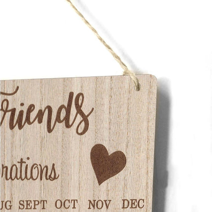 DIY Families Friends Birthday Celebration Calendar Reminder Planner Board Decor.