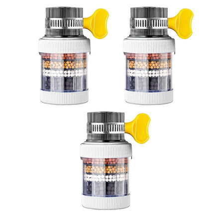 3-Pack Sink Faucet Water Filters with Replacements for Kitchen.