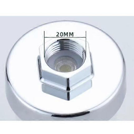 Universal Shower Tap Filter, Anti-Limescale Purifier, Silver Transparent.