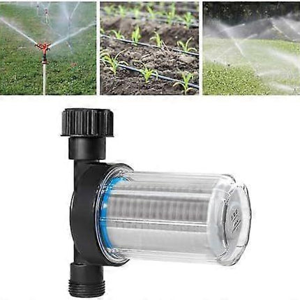 Garden Irrigation Water Filter with Stainless Steel Pre-Filter Net.