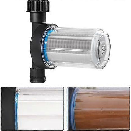 Garden Irrigation Water Filter with Stainless Steel Pre-Filter Net.
