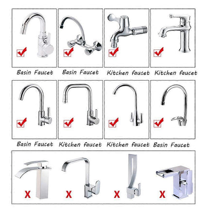 6pcs Mini Faucet Water Filters, Activated Carbon, Anti-Limescale Round Filters.