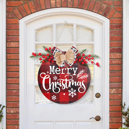 Hanging Plaque for Door-Red.