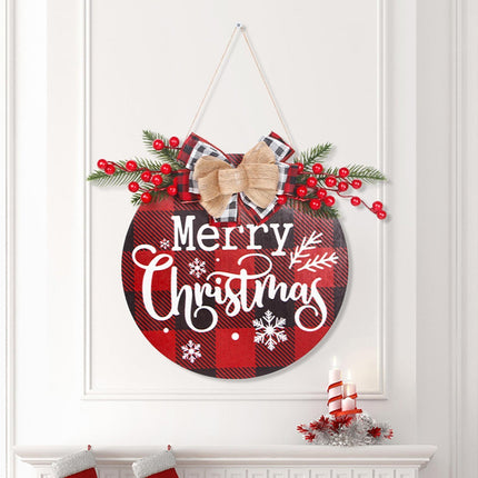 Hanging Plaque for Door-Red.