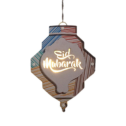 LED Wooden Pendant Wall Art Decor for Home.