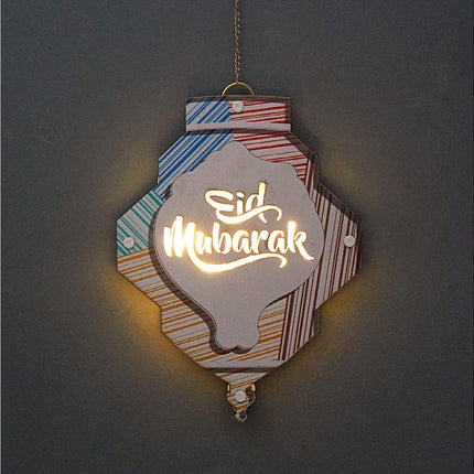 LED Wooden Pendant Wall Art Decor for Home.