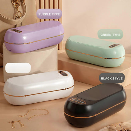 Efficient Jewelry & Eyeglass Cleaner Machine in Taro Purple.