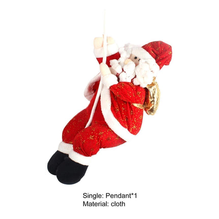 Delicate Christmas Hanging Pendants Realistic Fabric Animated Festival Adornments for Gifts-L.