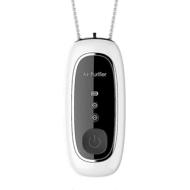 Portable Hanging Neck Air Purifier, Outdoor Personal Ionizer.