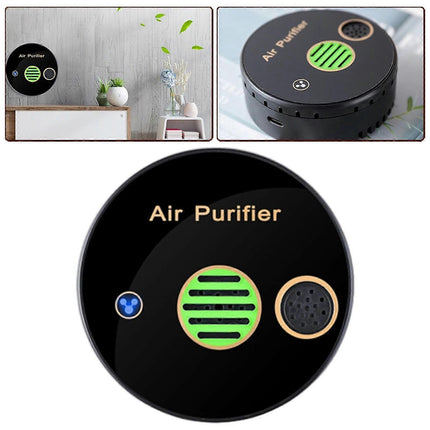 USB Desk Air Purifier, Rechargeable Travel Air Cleaner with ABS Texture.