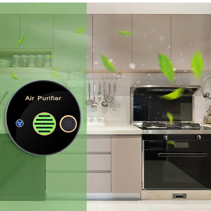 USB Desk Air Purifier, Rechargeable Travel Air Cleaner with ABS Texture.