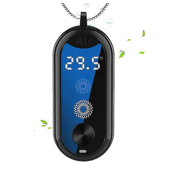 Wearable Personal Air Purifier Necklace, Compact Air Cleaner for Travel.