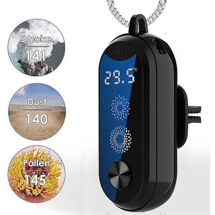 Wearable Personal Air Purifier Necklace, Compact Air Cleaner for Travel.