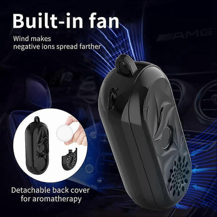 Wearable Personal Air Purifier Necklace, Compact Air Cleaner for Travel.
