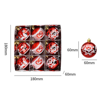 Christmas Ball Pendant for Christmas-Red.