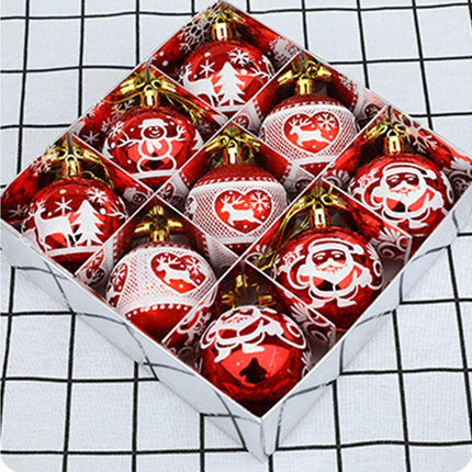 Christmas Ball Pendant for Christmas-Red.