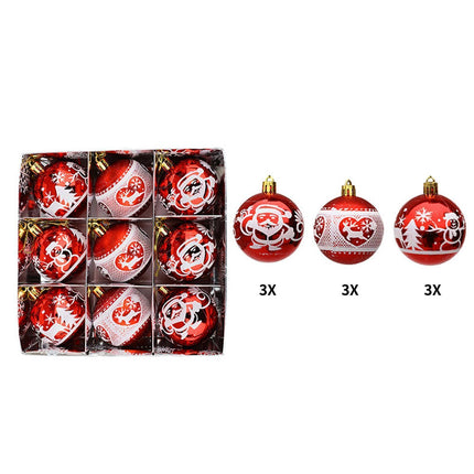 Christmas Ball Pendant for Christmas-Red.