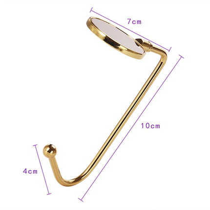 4Pcs Christmas Hook for Home-Golden.