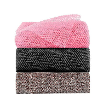 3pcs African Net Sponge, Bath Body Scrubber, Exfoliating Net.