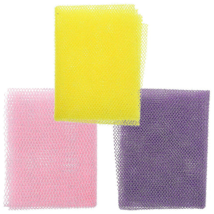 3pcs African Exfoliating Net, Body Scrubber Bath Sponge.