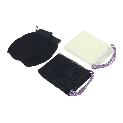 African Long Net Bath Sponge, Body Exfoliating Net with Bath Gloves.