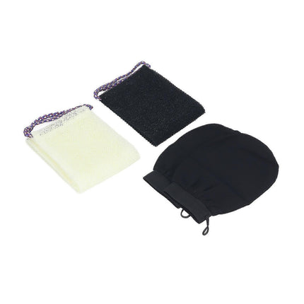 African Long Net Bath Sponge, Body Exfoliating Net with Bath Gloves.