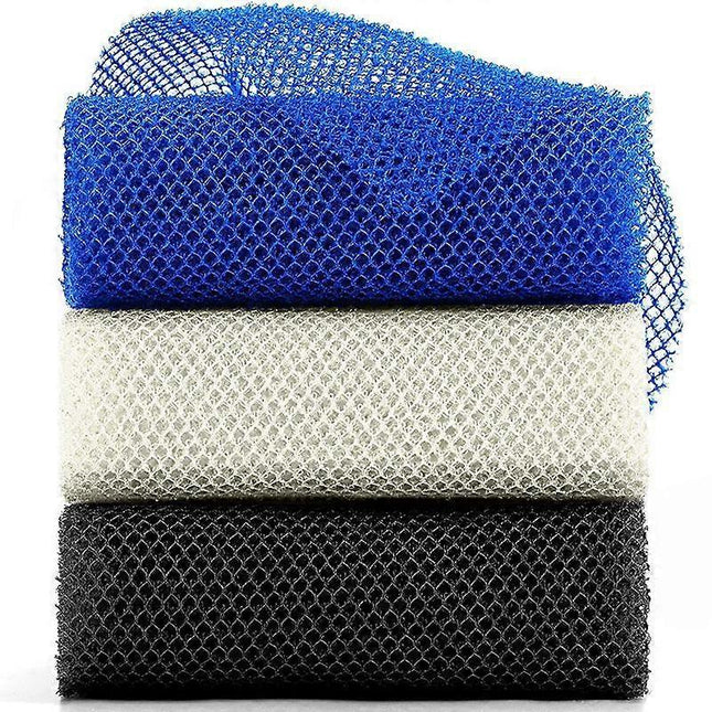 3pcs African Exfoliating Net Sponge, Body Scrub Rags for Daily Use.